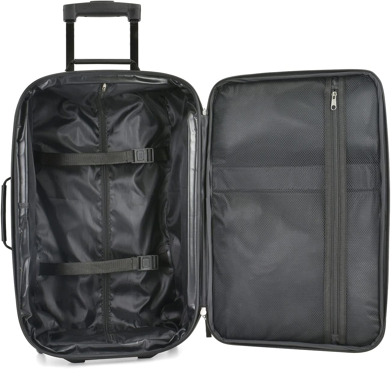 U.S. Traveler Rio Rugged Fabric Expandable Carry-on Luggage Set， Purple， 2 Wheel - Image 8